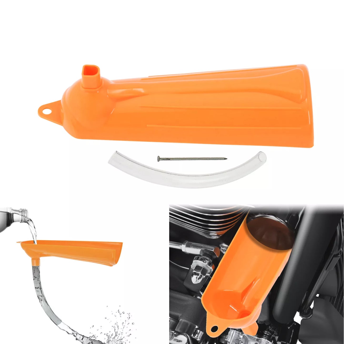 Crankcase Drip-Free Oil Funnel Filter Wrench Tool Cover O-Ring Fit For Harley | HCmotorku