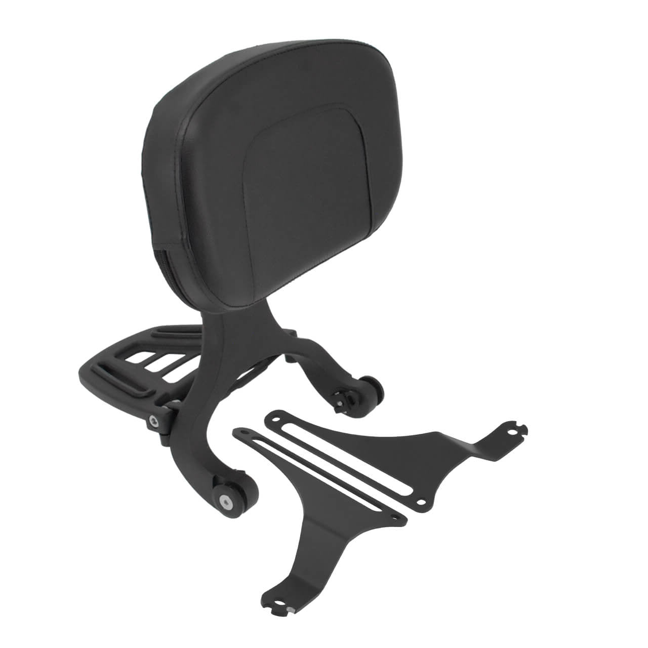 Driver Passenger Rider Backrest Black Fit For Harley Softail Fatboy 2018-2022 | HCmotorku