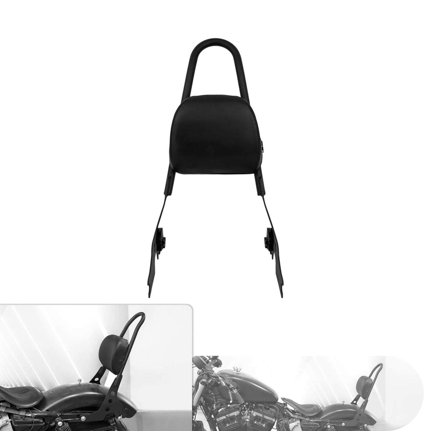 Detachable Passenger Sissy Bar Backrest For Harley Sportster 883 1200 2004-2023 | HCmotorku