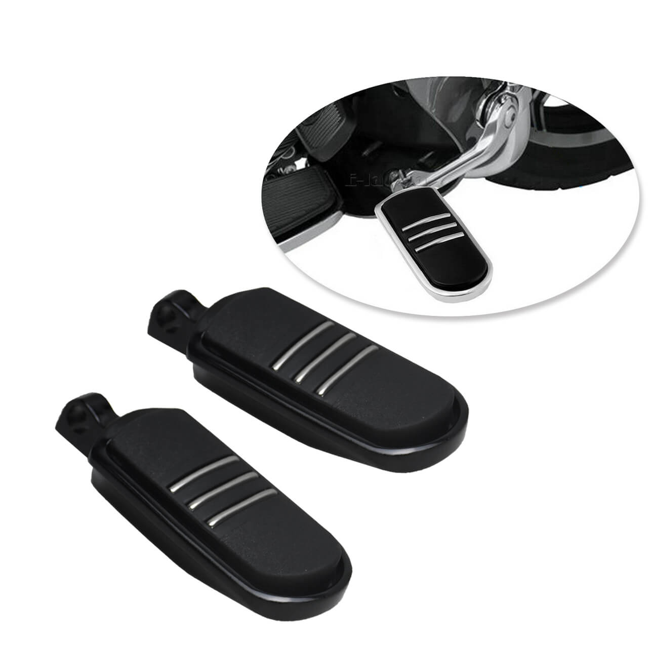 Passenger Foot Peg Highway Footrest Pegs Pedal Fit Harley Touring Dyna 1984-2025 | HCmotorku