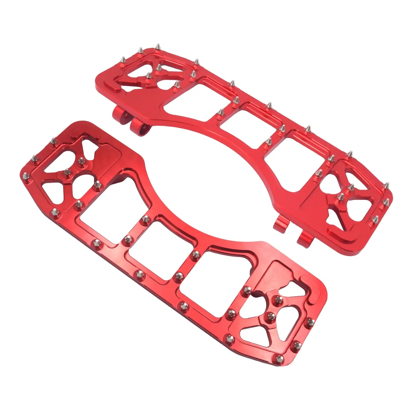 Passenger Floorboards Foot Pegs Red For Harley Softail Touring 1986-2025 | HCmotorku