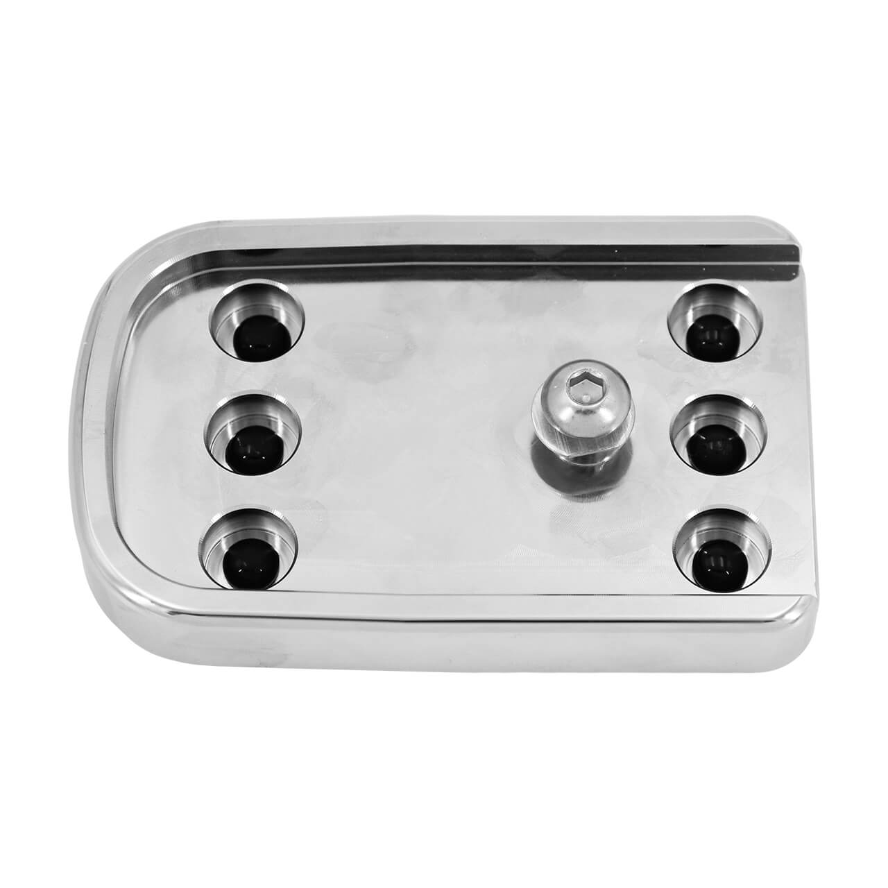 Brake Pedal Pad Cover Chrome Fit Harley Touring Electra Street Glide 1980-2025 | HCmotorku
