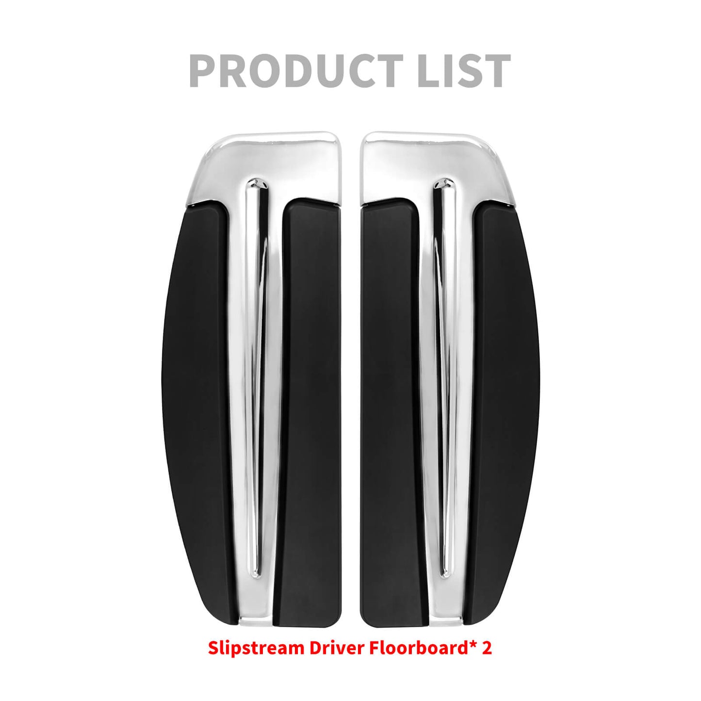 Inserts Slipstream Footboards For Harley Touring 1986-2025 FL Softail 1986-2017 | HCmotorku