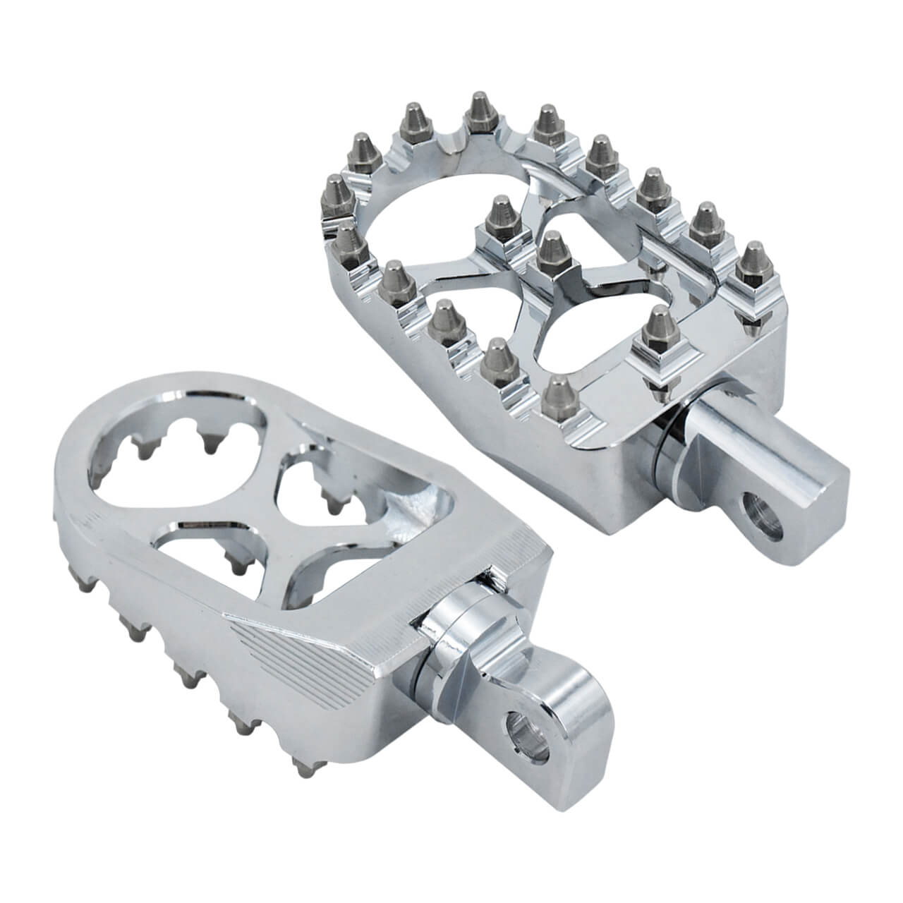 CNC Wide Foot Pegs 360° Roating Offroad Footpegs for Harley 1986-2025 | HCmotorku