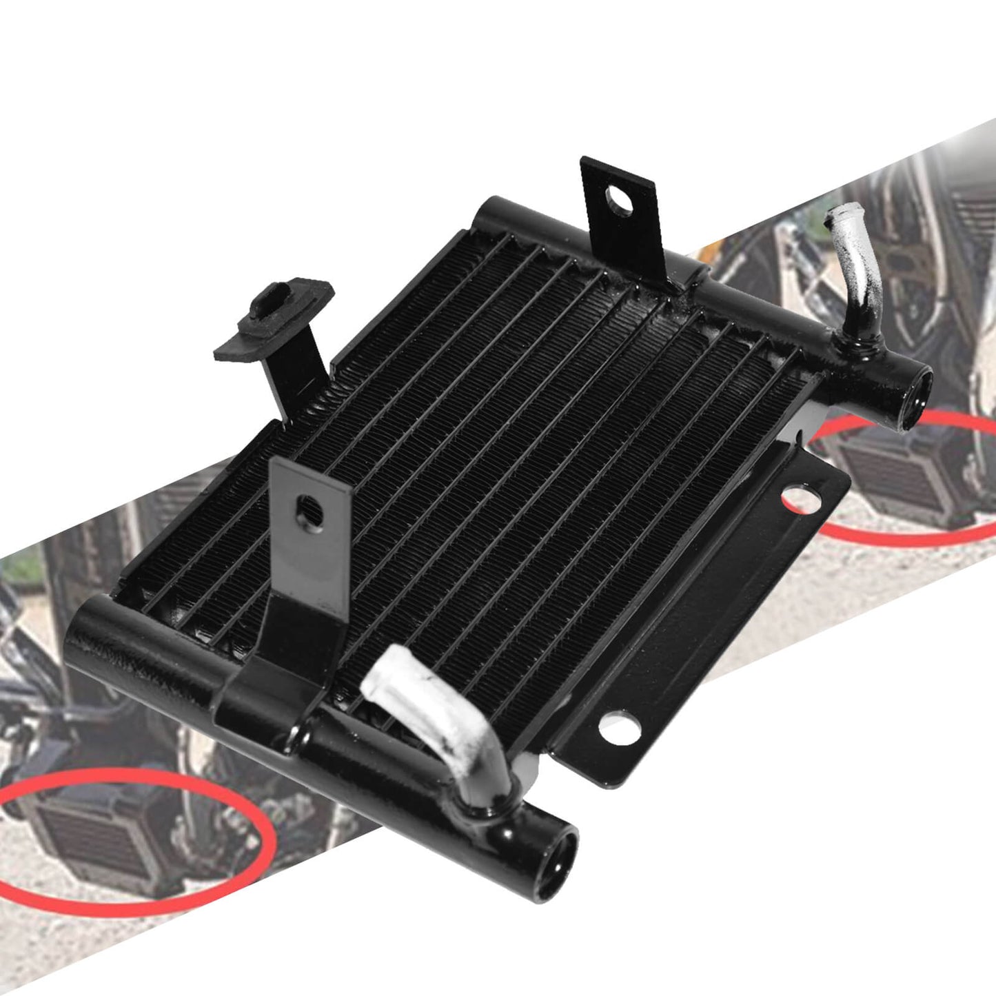 Oil Cooler Radiator for Harley Touring 2017-2023 | HCmotorku
