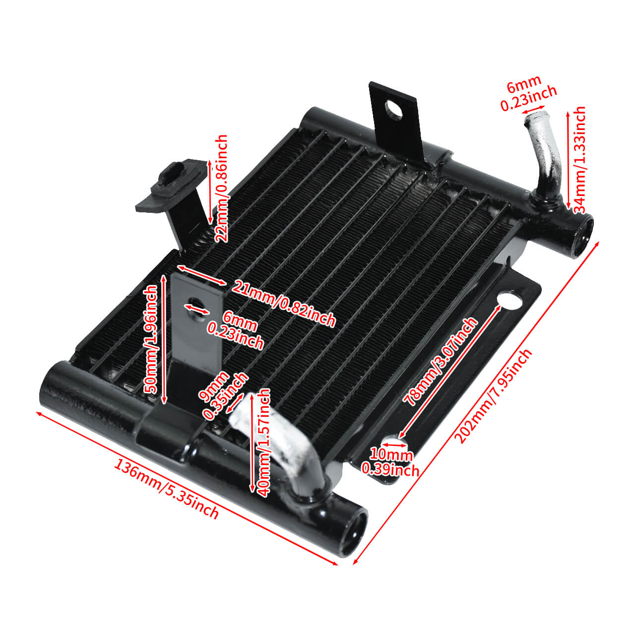 Oil Cooler Radiator for Harley Touring 2017-2023 | HCmotorku