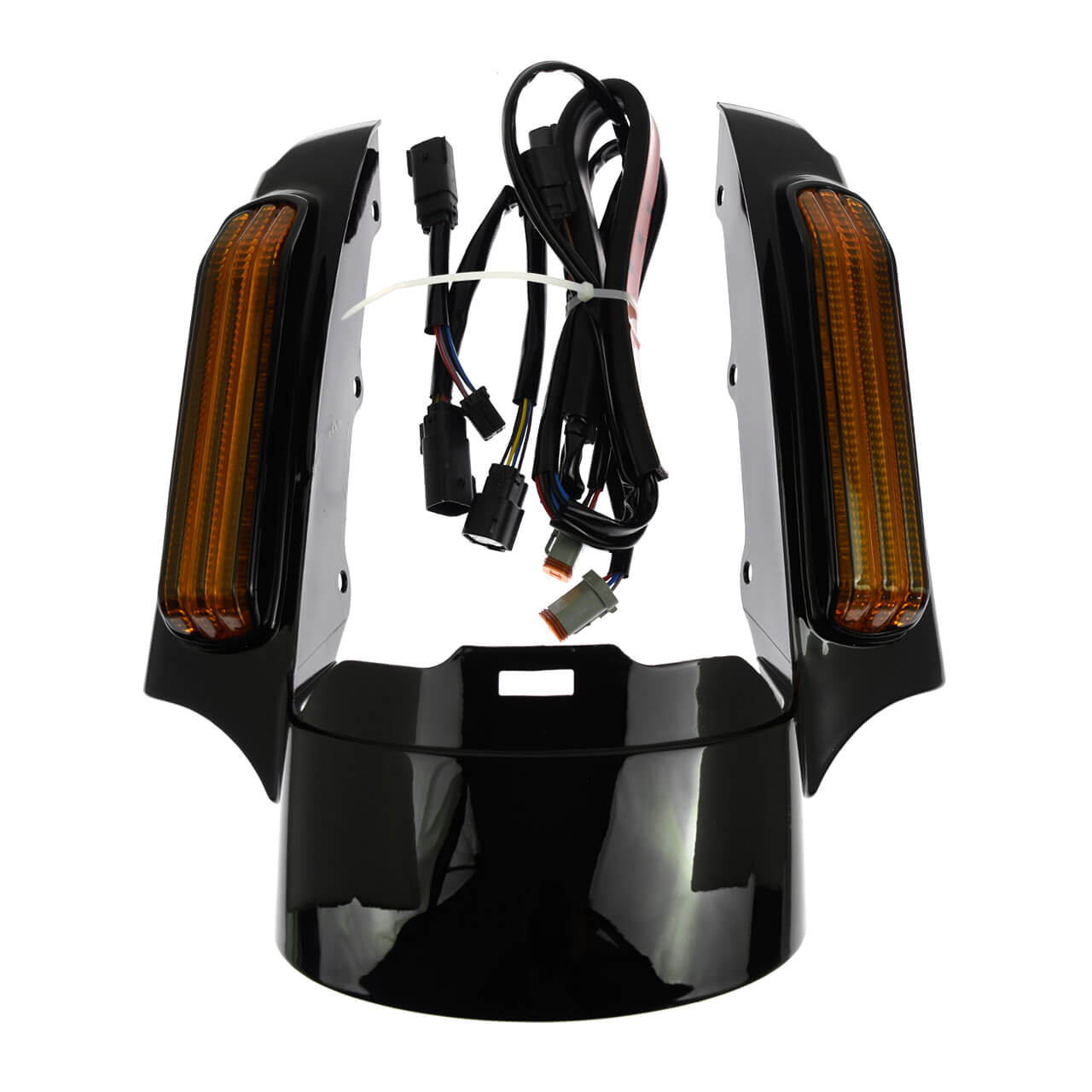 Rear Fender Extension Turn Signal Brake Running Fit For Harley Touring 2014-2025 | HCmotorku