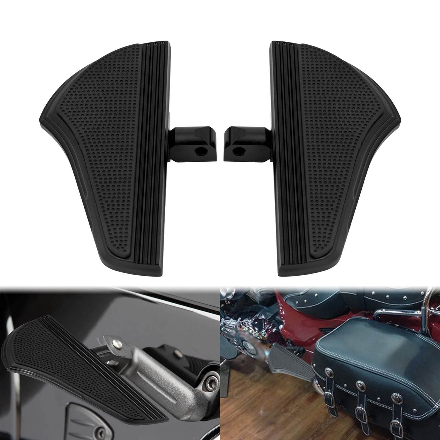 Passenger Rear Floorboards Defiance Mount Foot Pegs Fit Indian Dark Horse | HCmotorku