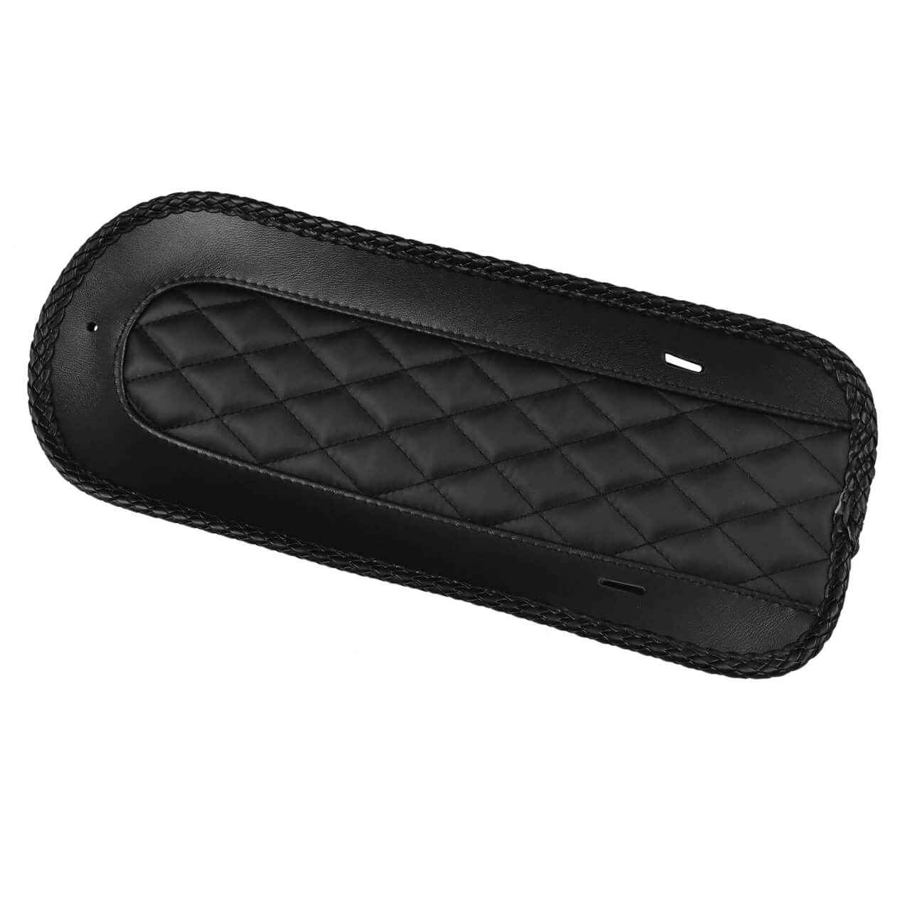 Rear Leather Diamond Fender Bib Solo Seat Cover For Harley FLHX FLTR 2009-2025 | HCmotorku