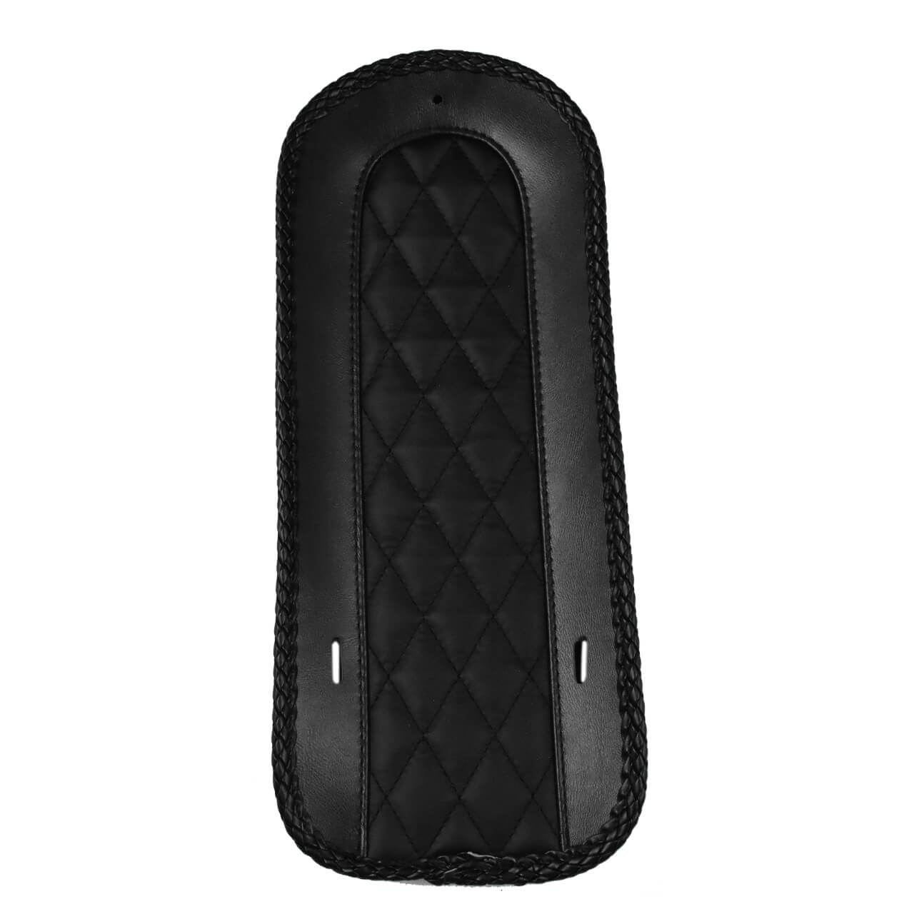 Rear Leather Diamond Fender Bib Solo Seat Cover For Harley FLHX FLTR 2009-2025 | HCmotorku