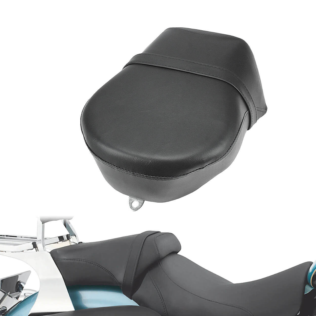 Motorcycle Rear Passenger Seat Pillion Pad Cushion Fit For Harley 883 1200 2004-2015 | HCmotorku