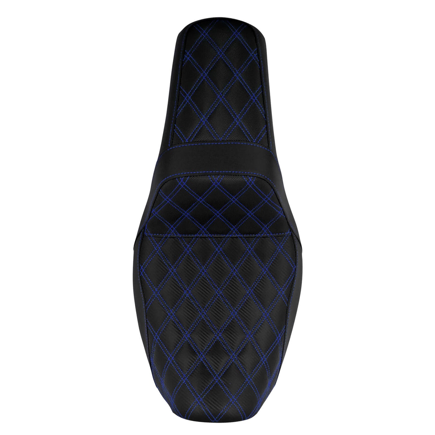 Two-Up Seat Rider Passenger Blue Line Fit For Harley Dyna 2006-2017 | HCmotorku