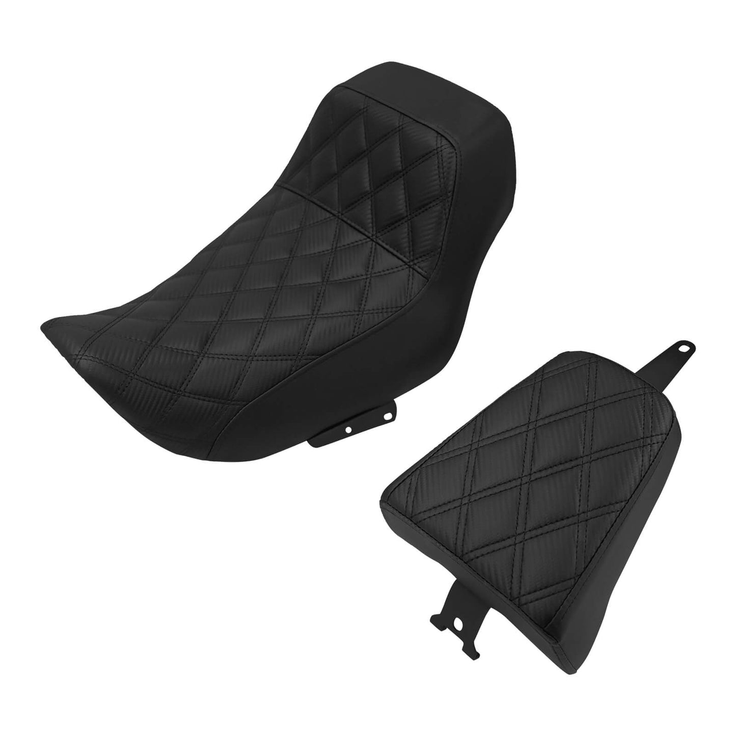 Driver Passenger Leather Diamond One-Piece Seat For Harley Nightster RH975 RH975S 2022-UP | HCmotorku