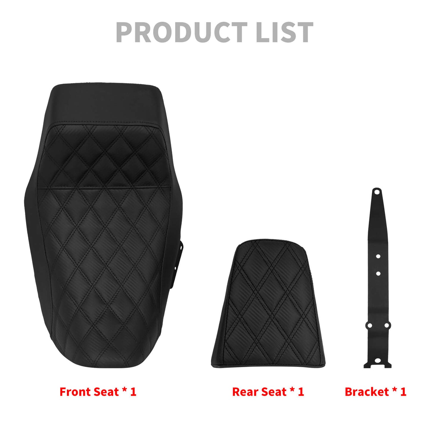 Driver Passenger Leather Diamond One-Piece Seat For Harley Nightster RH975 RH975S 2022-UP | HCmotorku