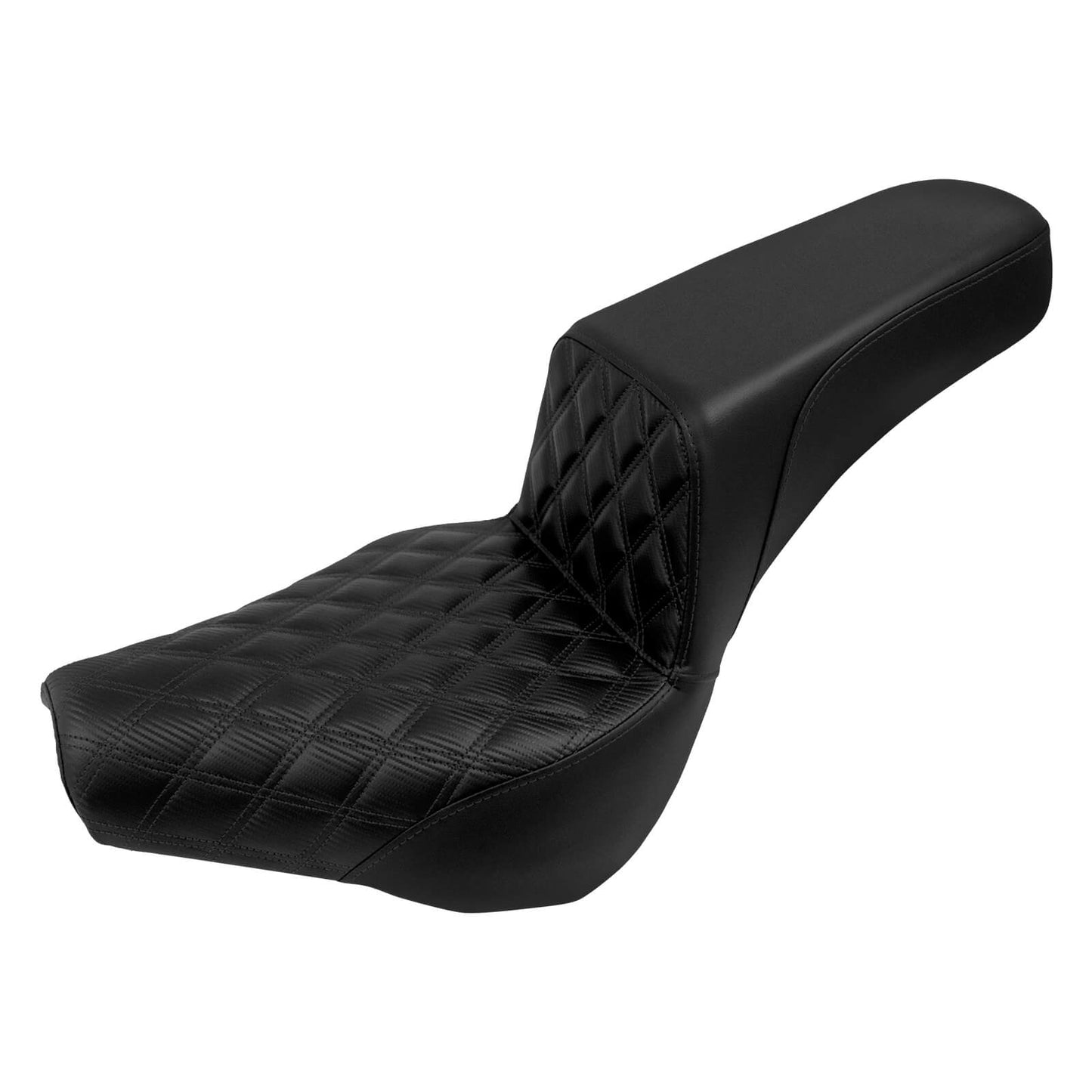 Bevel Two-Up Seat Driver Passenger Black Fit for Harley Softail 2018-2025 | HCmotorku
