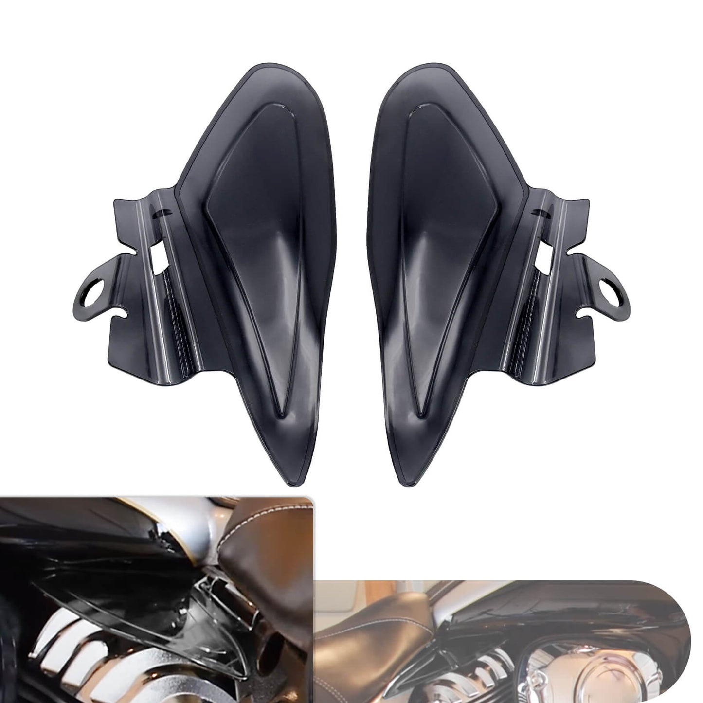 Indian Engine Saddle Shields Fit Chief Classic Vintage Chieftain 2014-2019 | HCmotorku