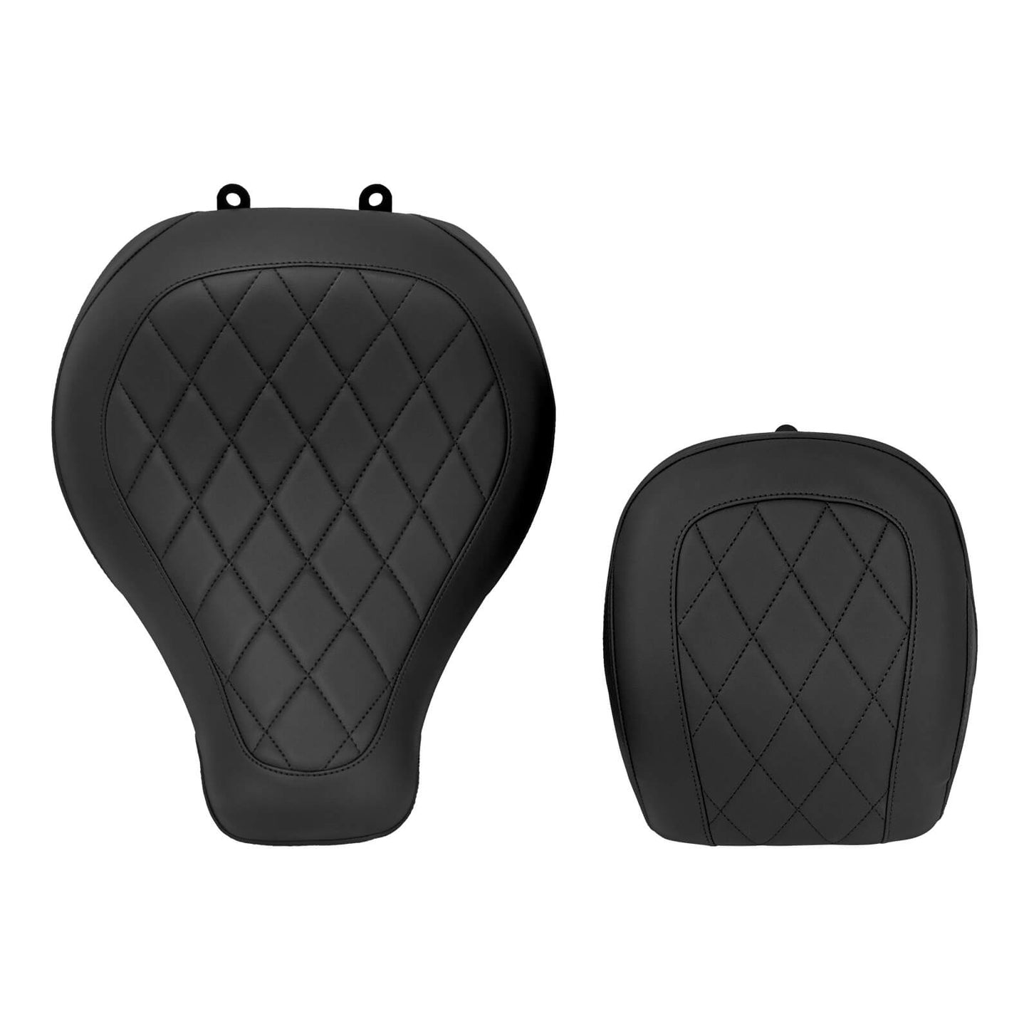 Driver Solo Seat Passenger Pillion Cushion Black Fit For Harley Fat Boy 2018-2024 | HCmotorku