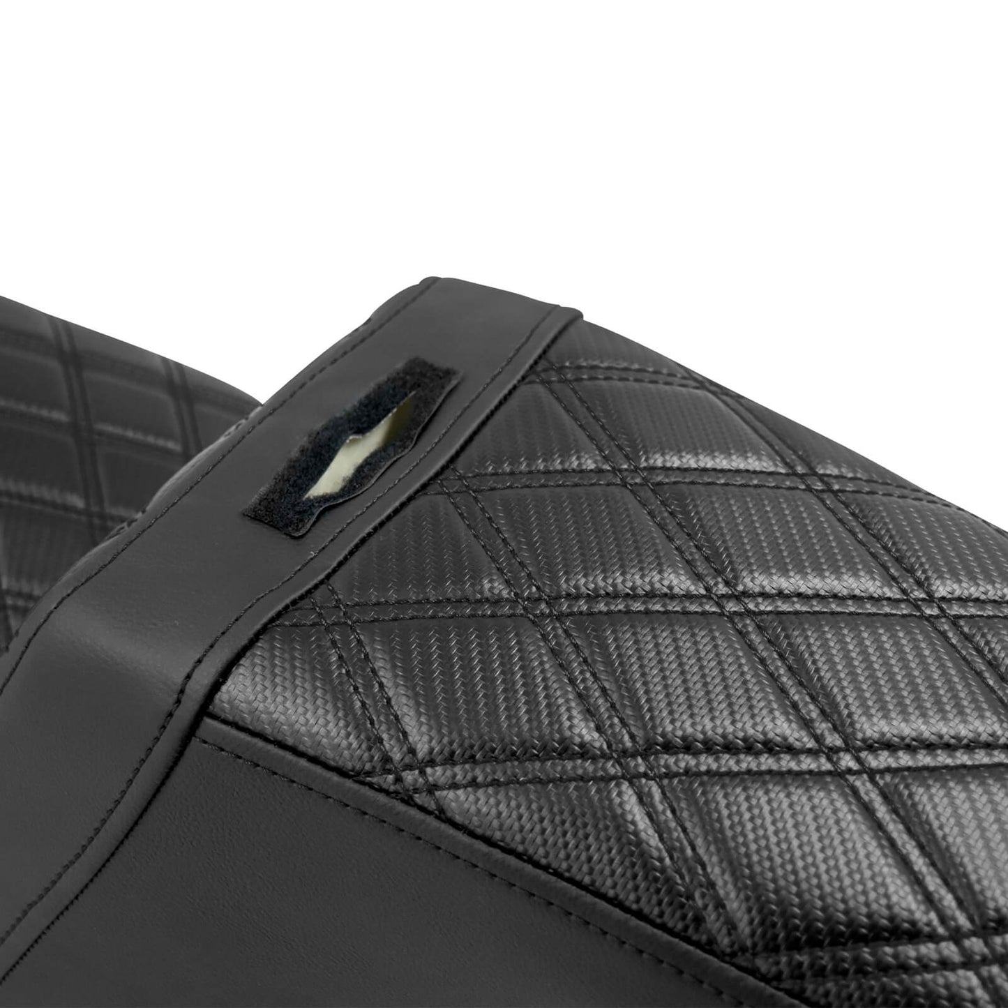 Driver Passenger Gel Seat w/ Backrest Black For Harley Low Rider FXLRST 2018-2024 | HCmotorku