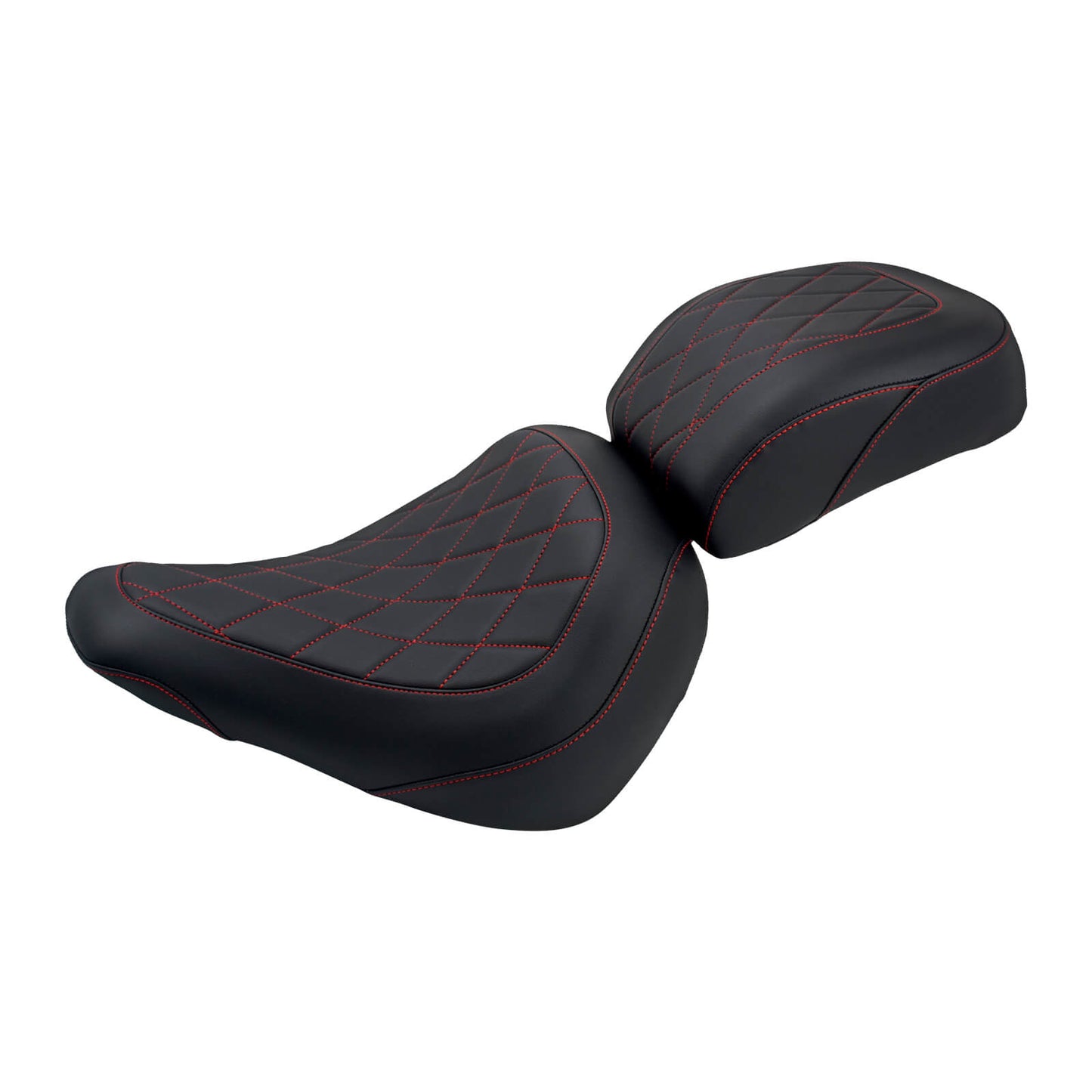 Driver Passenger Seats Fit For Harley Fat Boy FLFB FLFBS 2018-2024 Red & Black | HCmotorku