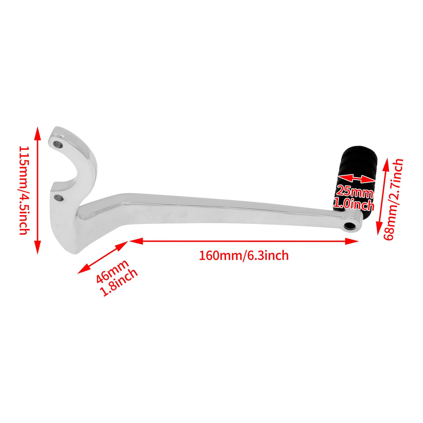 Heel Toe Shift Lever Arm with Shifter Peg Fit Indian Dark Horse Vintage Challenger Springfield 2014-2025 | HCmotorku