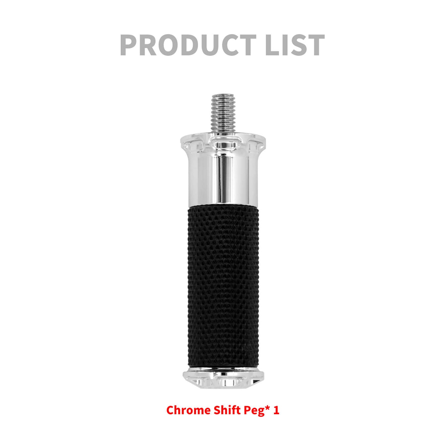 Particles Anti Slip Shifter Foot Peg Chrome For Harley Touring Sportster Softail | HCmotorku