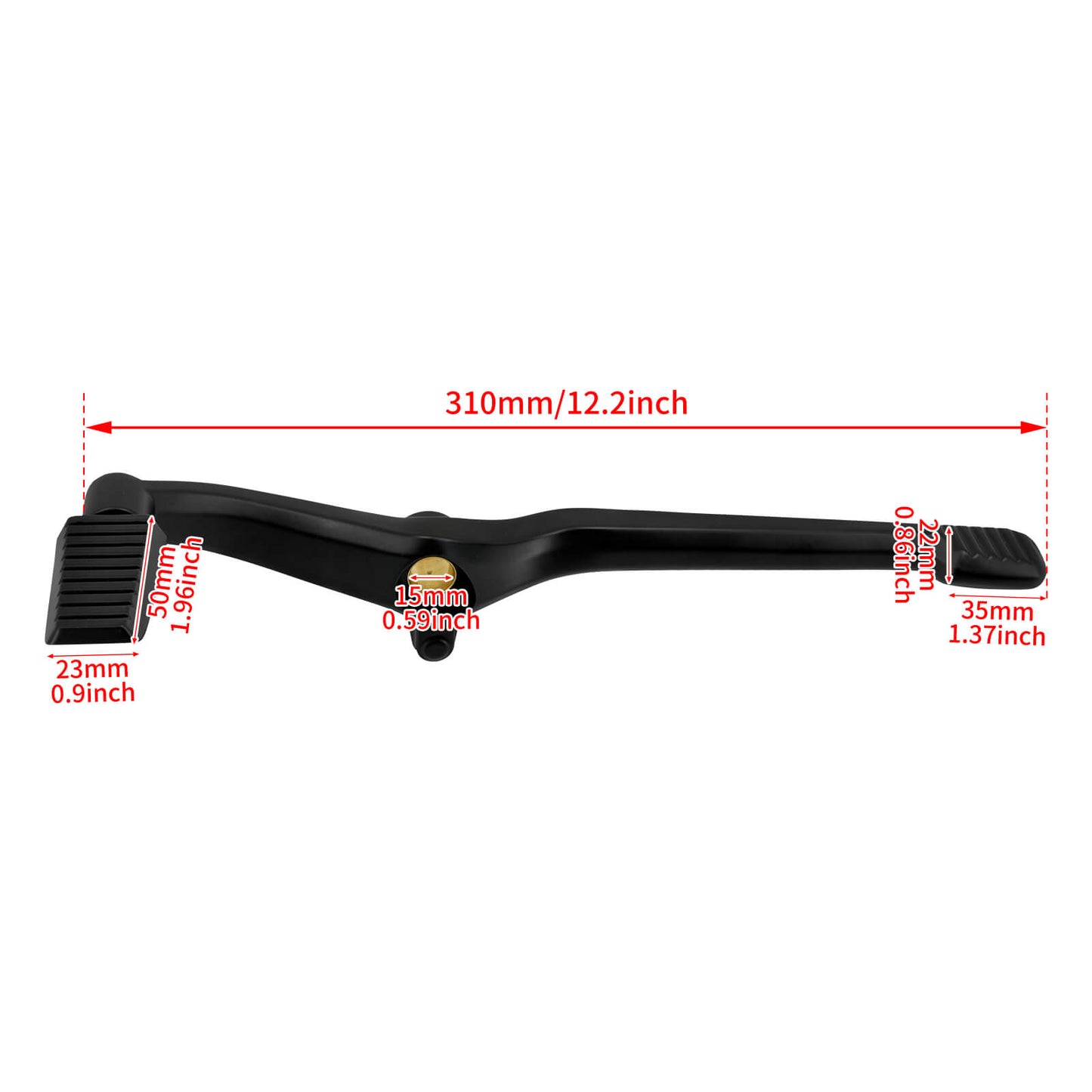 Omni Gloss Heel Toe Shifter Shift Lever W/Peg Fit For Honda Gold Wing 2018-2023 | HCmotorku
