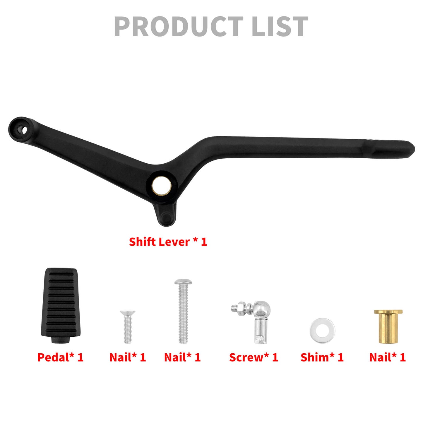 Omni Heel Toe Shifter Shift Lever W/Peg Matte Black Fit For Honda Gold Wing 2018-UP | HCmotorku
