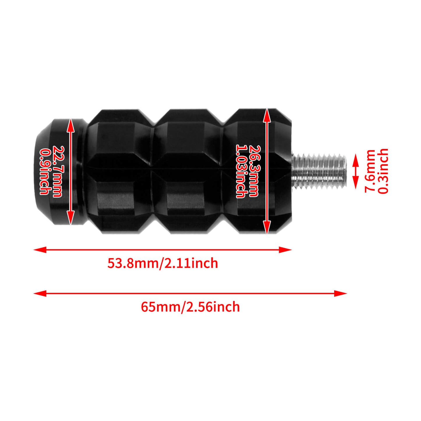 CNC Aluminum Gear Shift Peg Fit for Harley 1984-2025 | HCmotorku