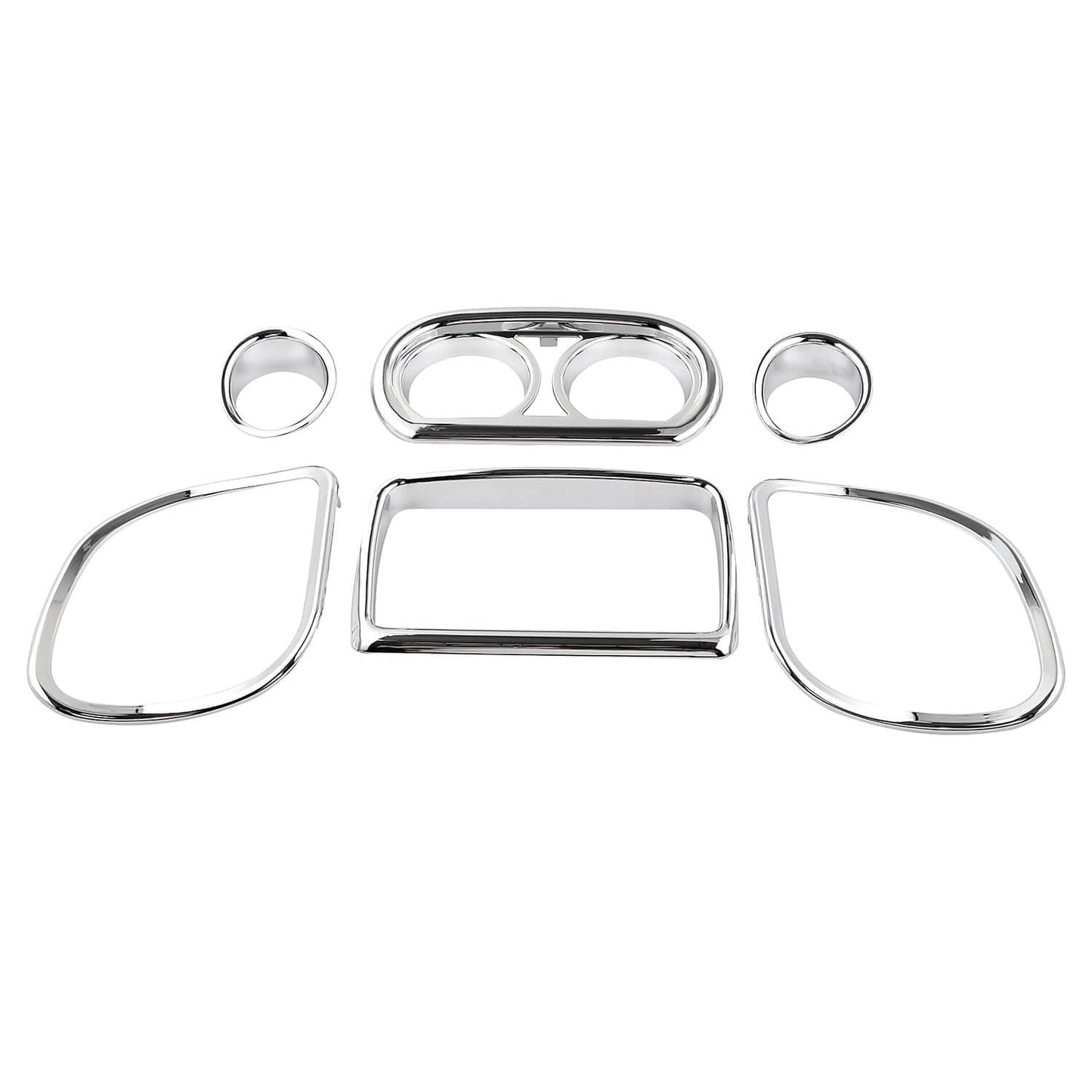 Inner Fairing Speedometer Radio Speaker Trim Chrome For Harley Road Glide | HCmotorku