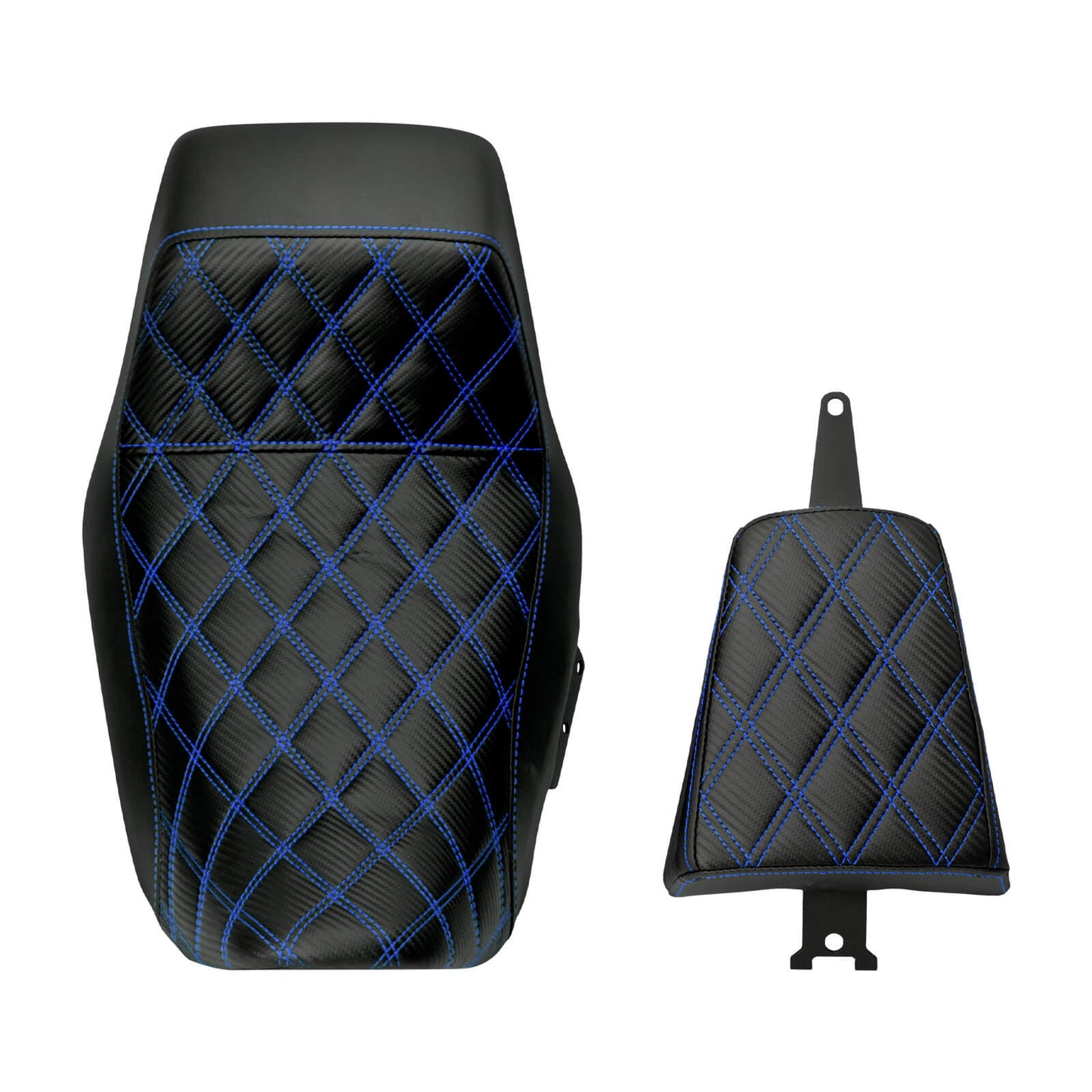 Driver Passenger Leather One-Piece Seat Blue For Harley Nightster RH975 RH975S 2022-UP | HCmotorku