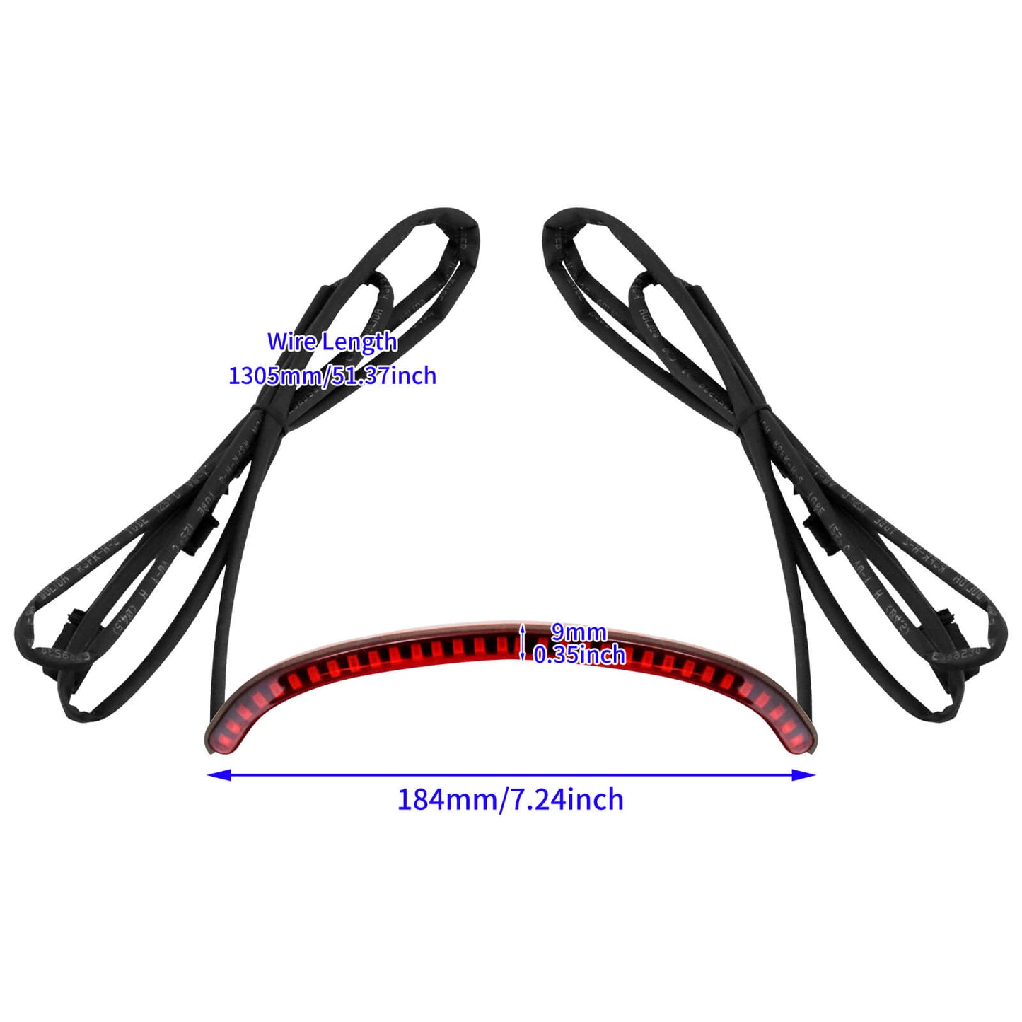 Rear Fender Edge LED Turn Signal for Harley Softail 2018-2025 | HCmotorku