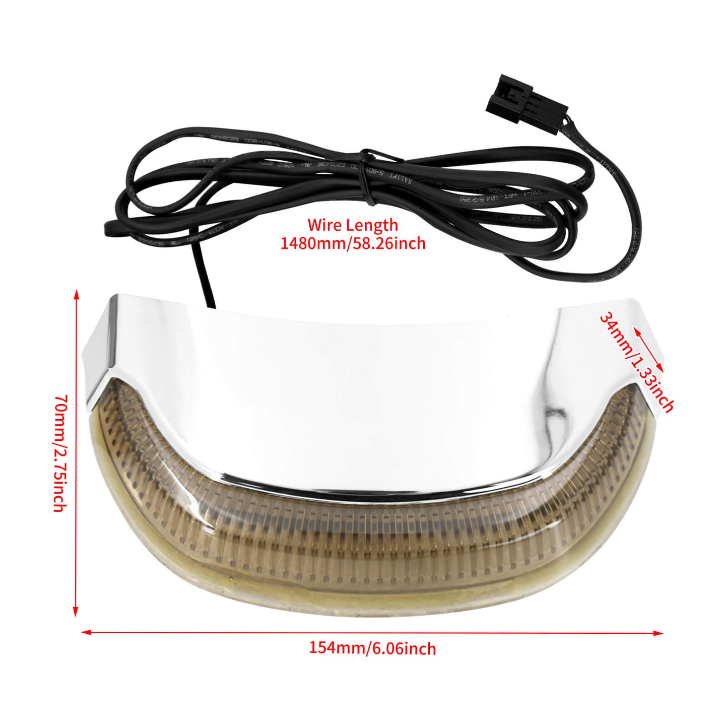 Lens Fender Tail Light Remote Control Lighting Mold Smoke Fit For Touring 2014-UP | HCmotorku