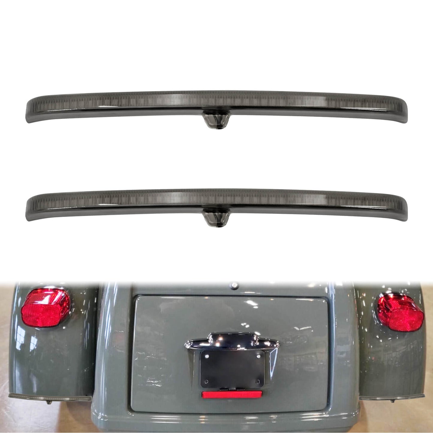 Motorcycle Rear Fender Blades Led Tail Brake Light for Harley Tri Glide 2009-2025 | HCmotorku