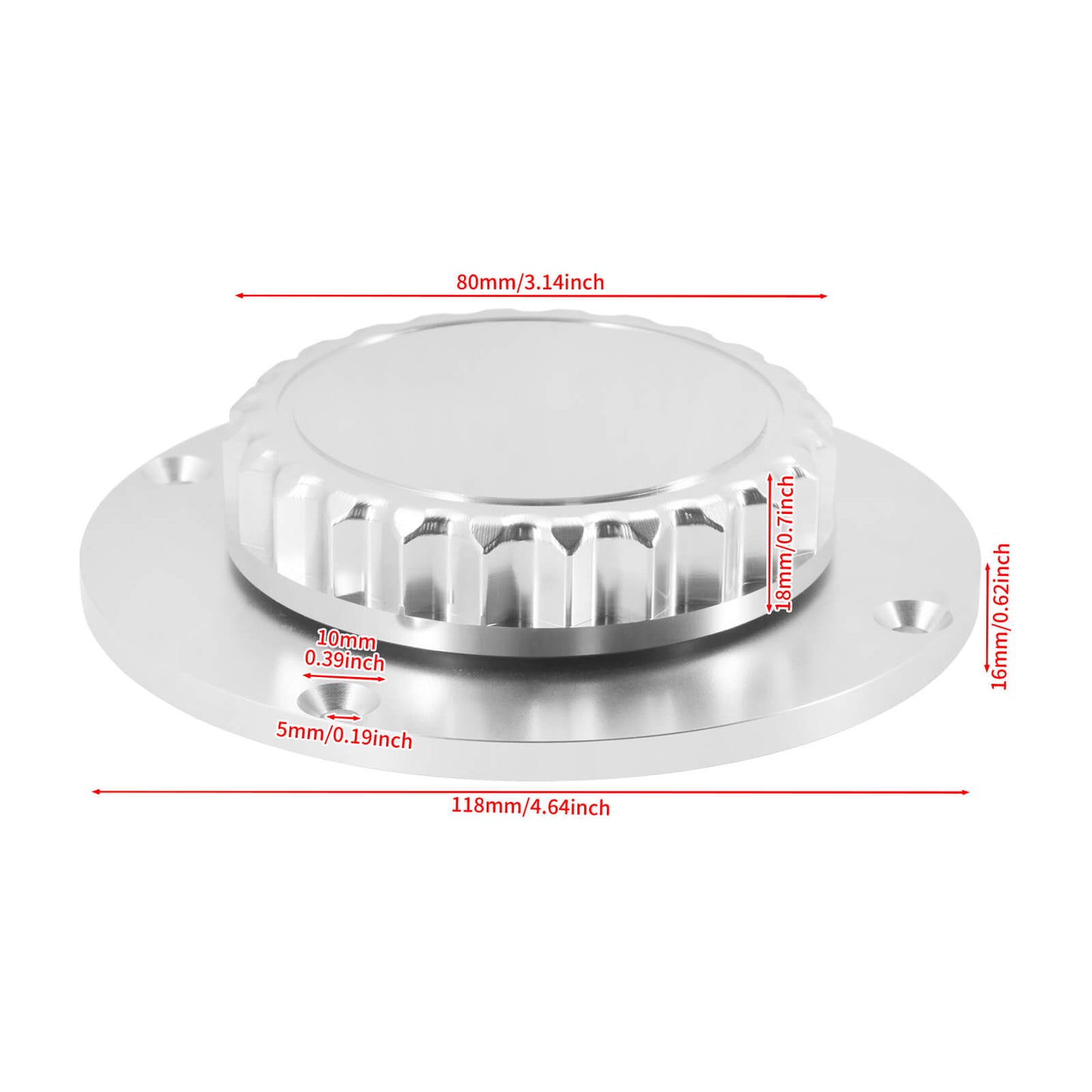 Oil Fuel Tank Gas Cap Cover Chrome Fit For BMW K Series K75 K100 K1100 1988-2006 | HCmotorku