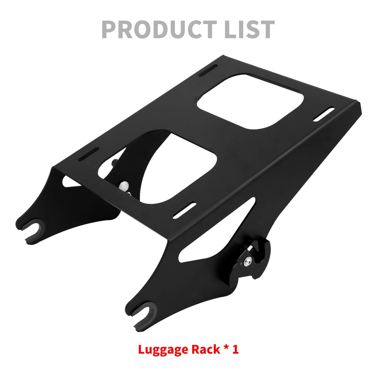 Detachable Black Two Up Tour Pack Luggage Rack Fit For Harley Road Glide 2014-2022 | HCmotorku