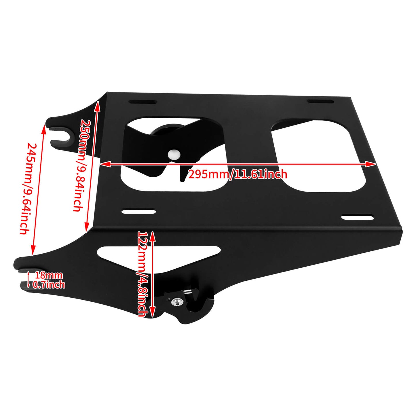 Detachable Black Two Up Tour Pack Luggage Rack Fit For Harley Road Glide 2014-2022 | HCmotorku