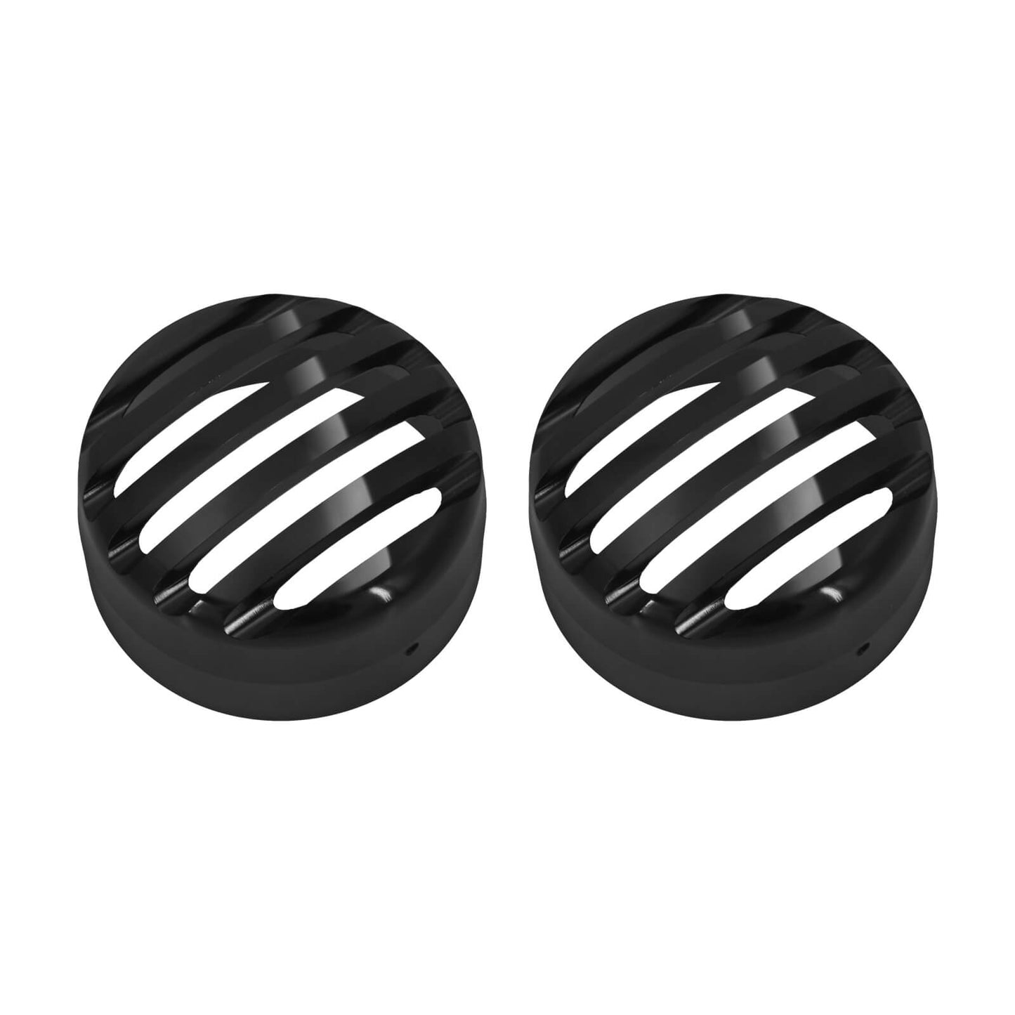 2x Motorcycle Front Turn Signal Indicator Light Grill Bezel Cover Fit For Harley | HCmotorku