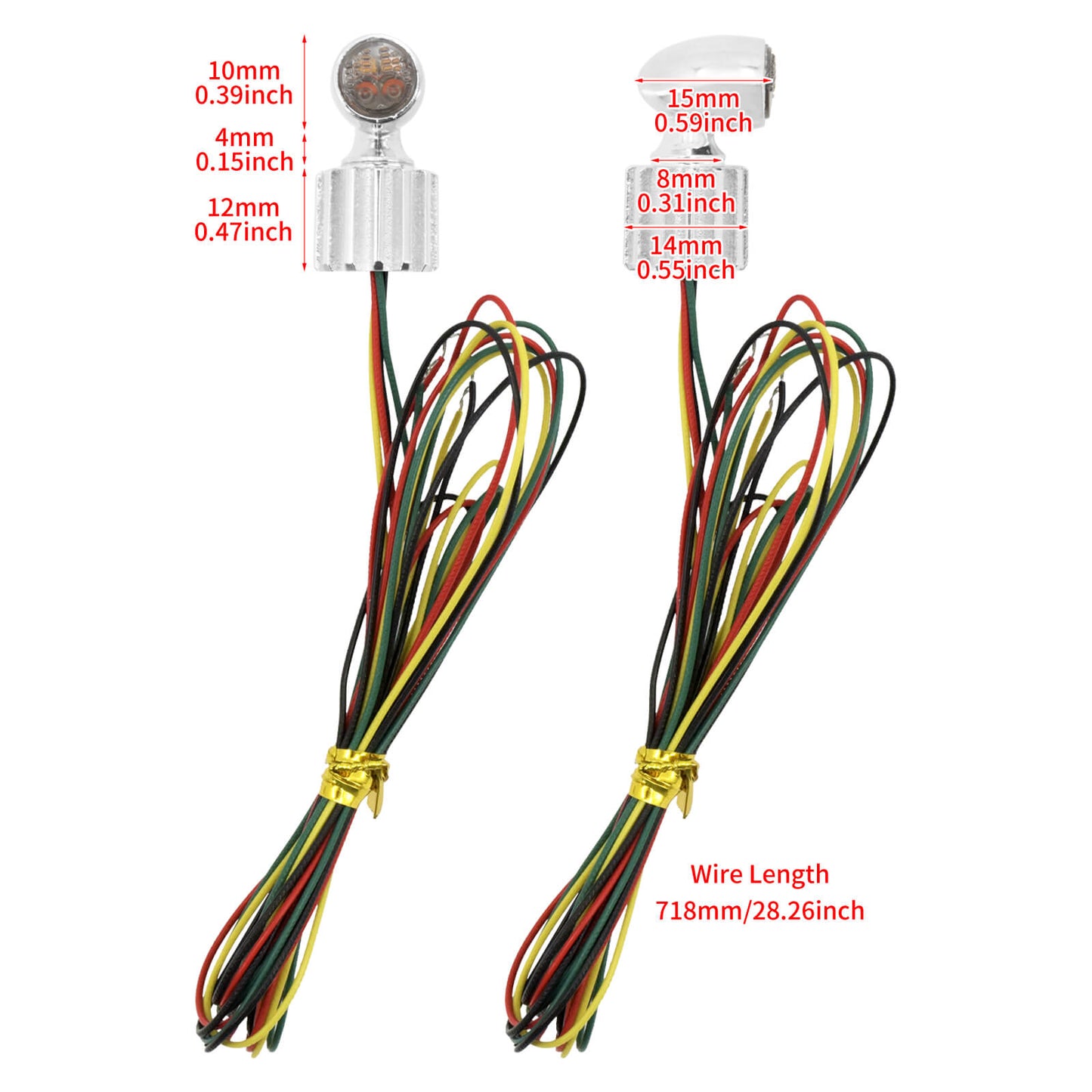 Universal Mini HighPower LED Turn Signal Indicator Blinker Light Fit For Harley | HCmotorku