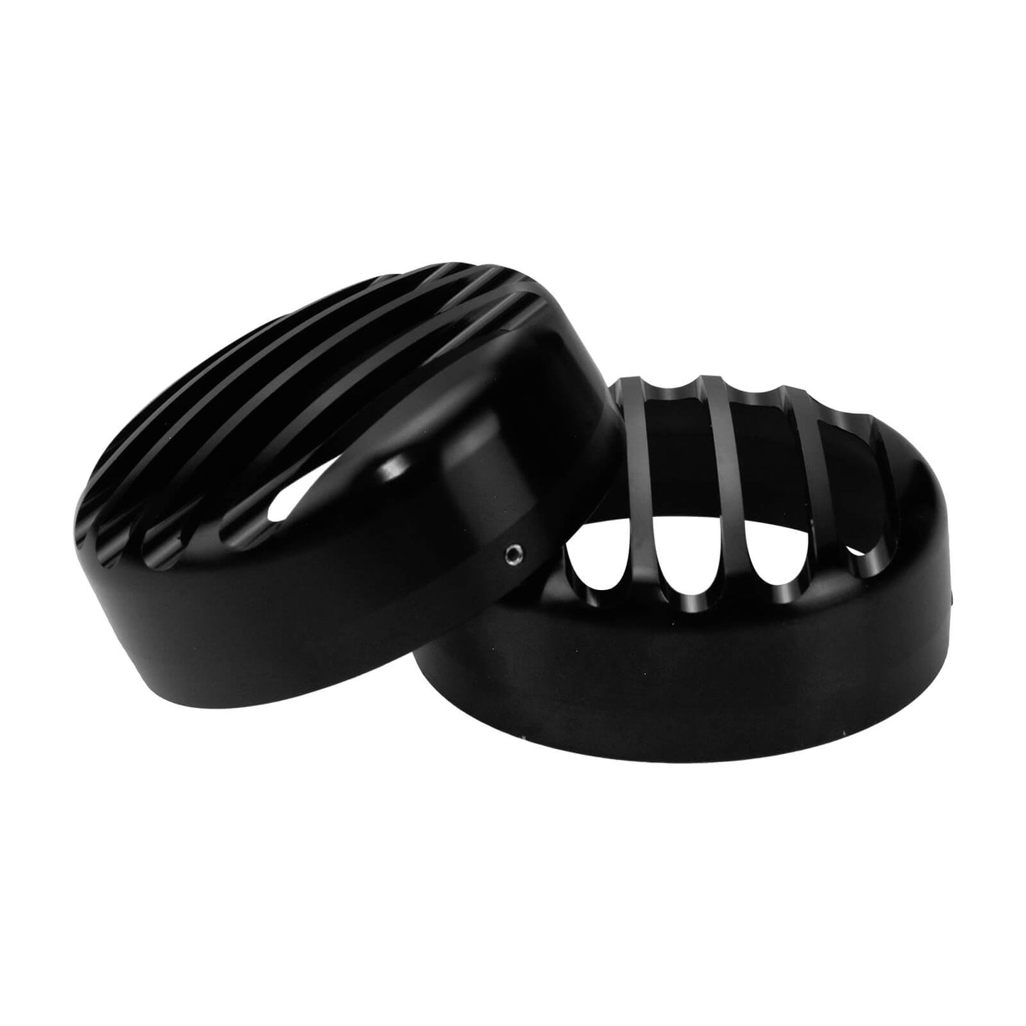 2* Rear Turn Signal Light Lamp Grill Bezel Cover Black Fit For Harley | HCmotorku