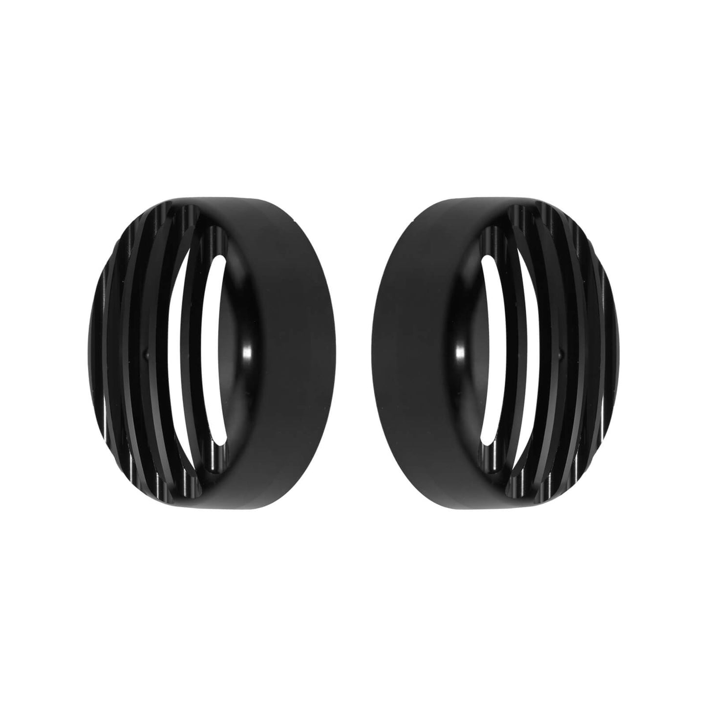 2* Rear Turn Signal Light Lamp Grill Bezel Cover Black Fit For Harley | HCmotorku