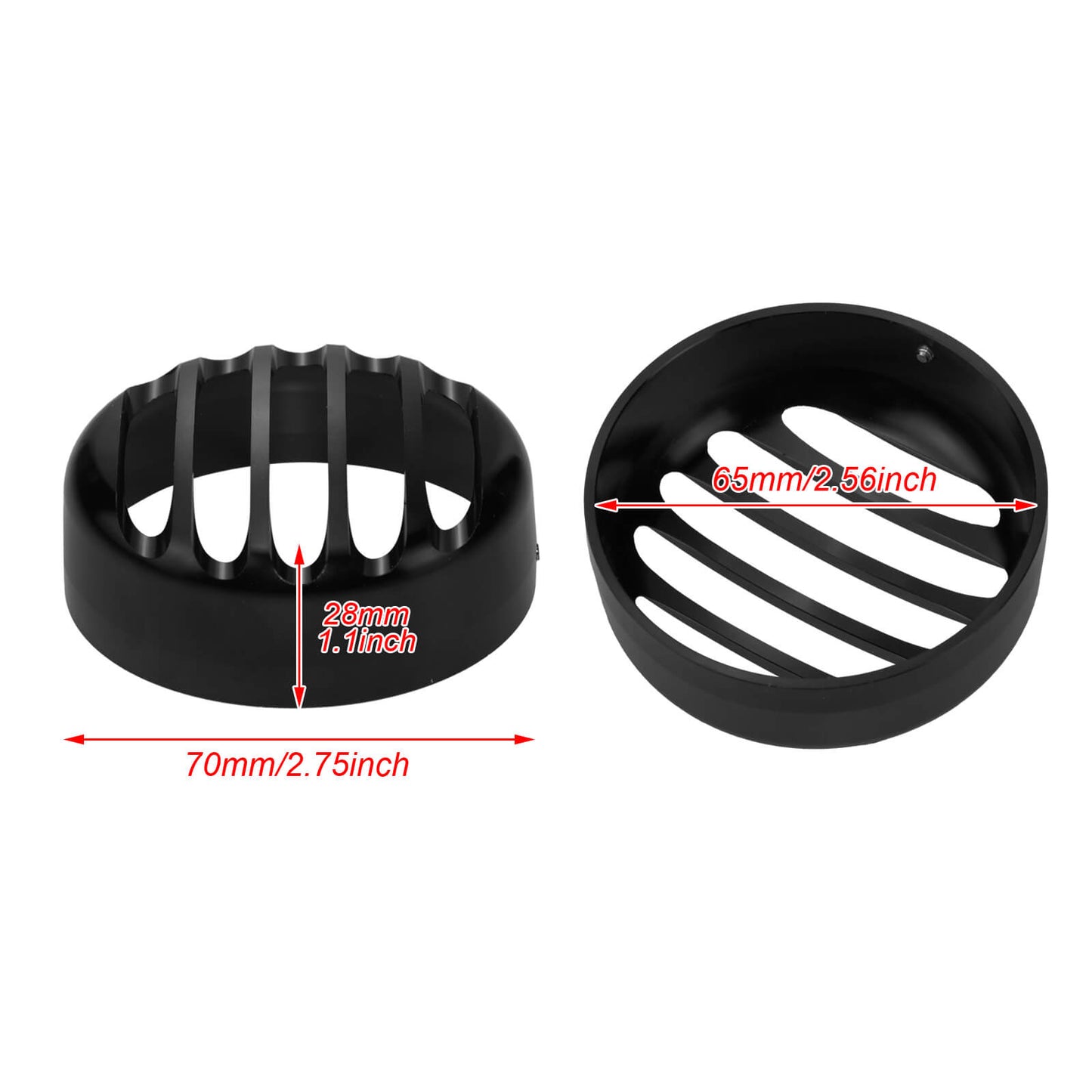 2* Rear Turn Signal Light Lamp Grill Bezel Cover Black Fit For Harley | HCmotorku