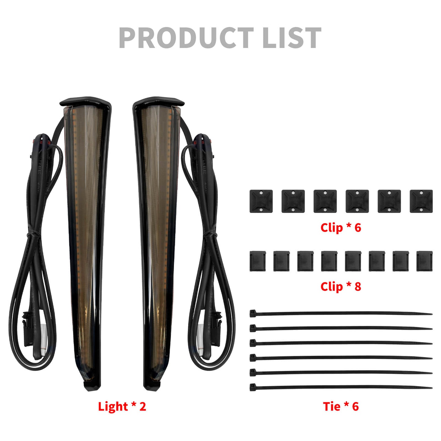 Motorcycle LED Turn Signals Lower Fairing Lamp Fit For Harley Road Street Glide | HCmotorku
