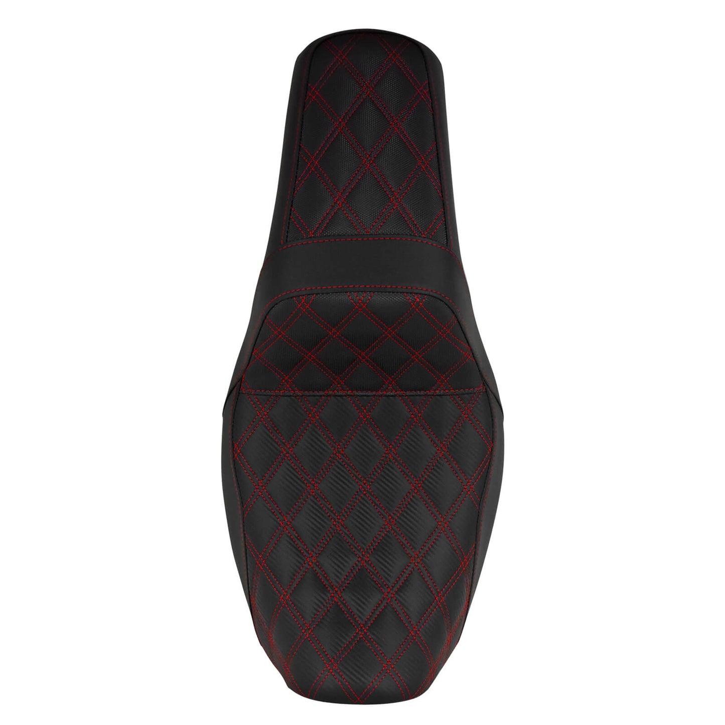 Two-Up Seat Rider Passenger Red Line Fit For Harley Dyna 2006-2017 | HCmotorku