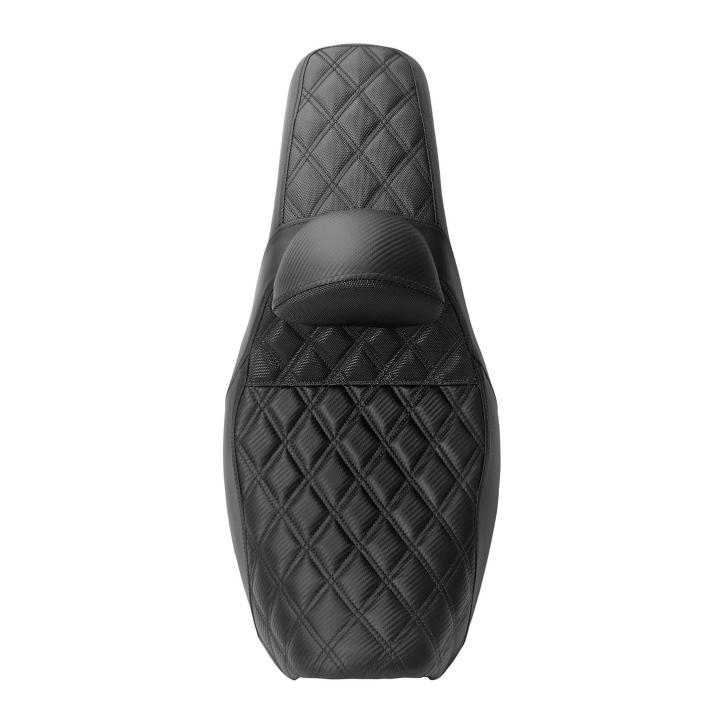 Two-Up Seat Rider Passenger Black Line Fit For Harley Dyna 2006-2017 | HCmotorku
