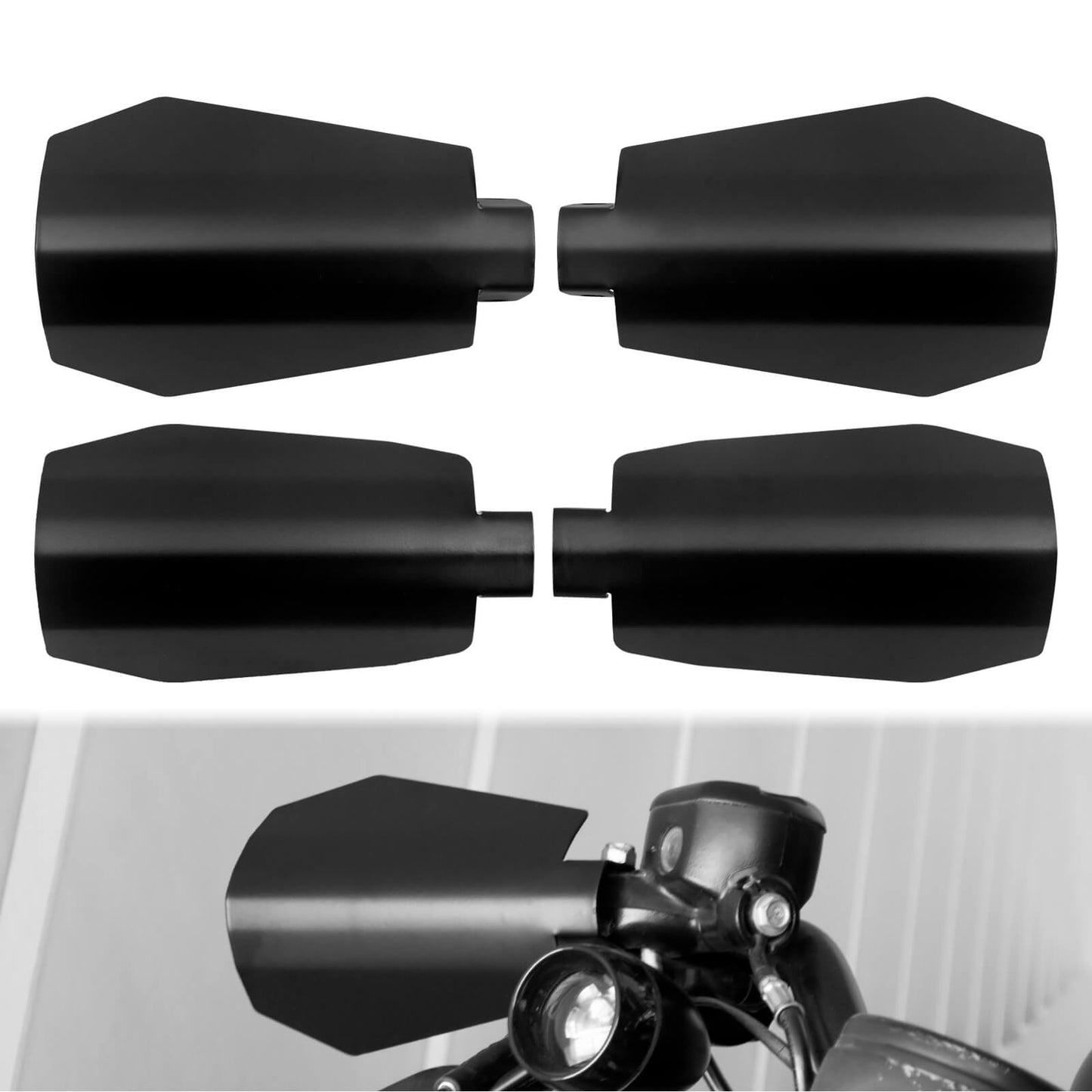 Handlebar Hand Guards Protector Wind Deflector for Harley | HCmotorku