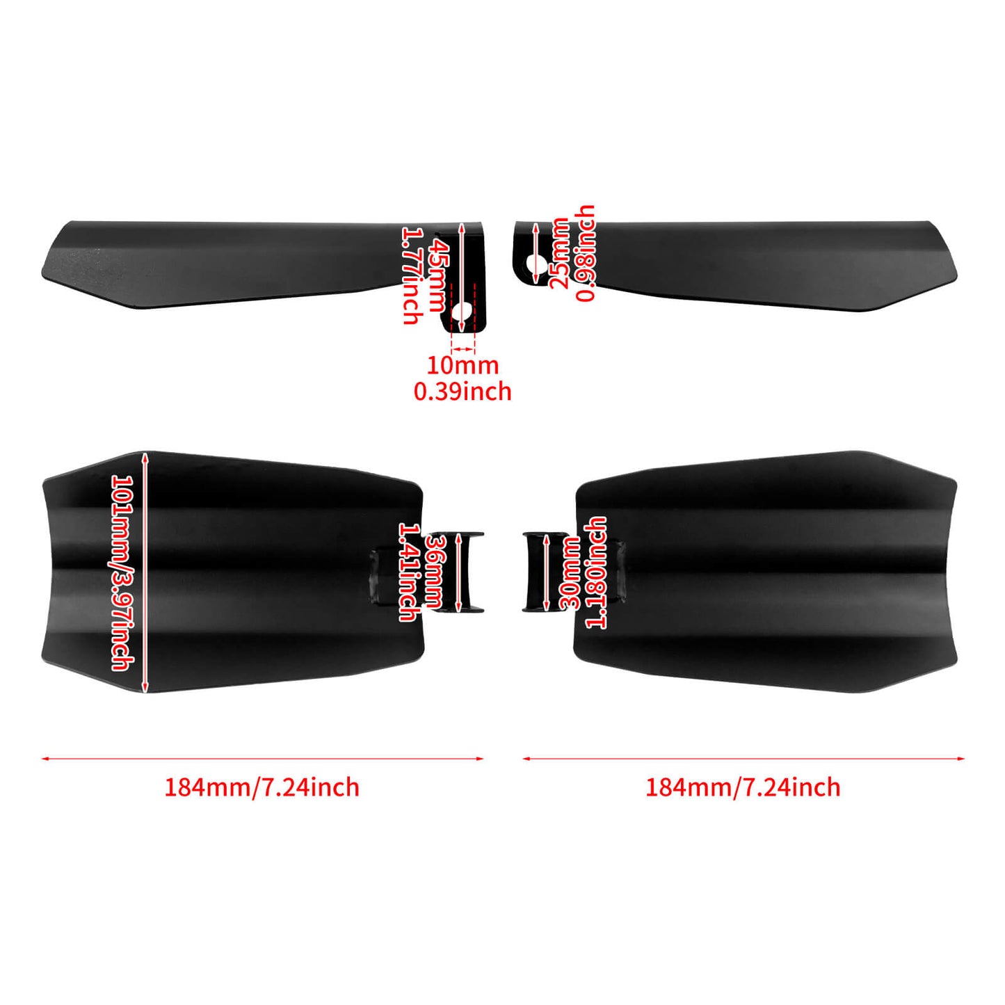 Handlebar Hand Guards Protector Wind Deflector for Harley | HCmotorku