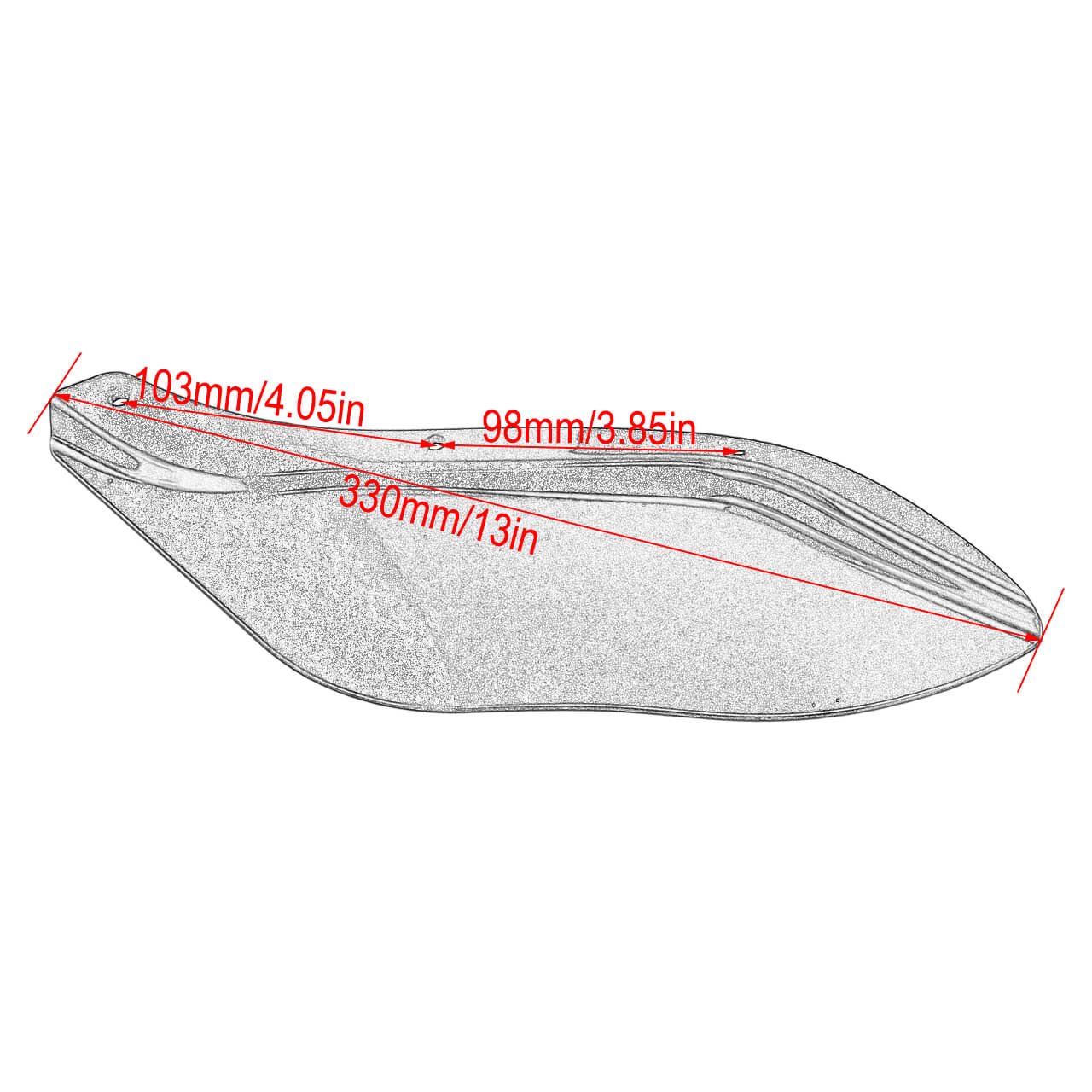 Side Wings Fairing Air Deflectors Windshield for Harley Touring 1996-2013 | HCmotorku