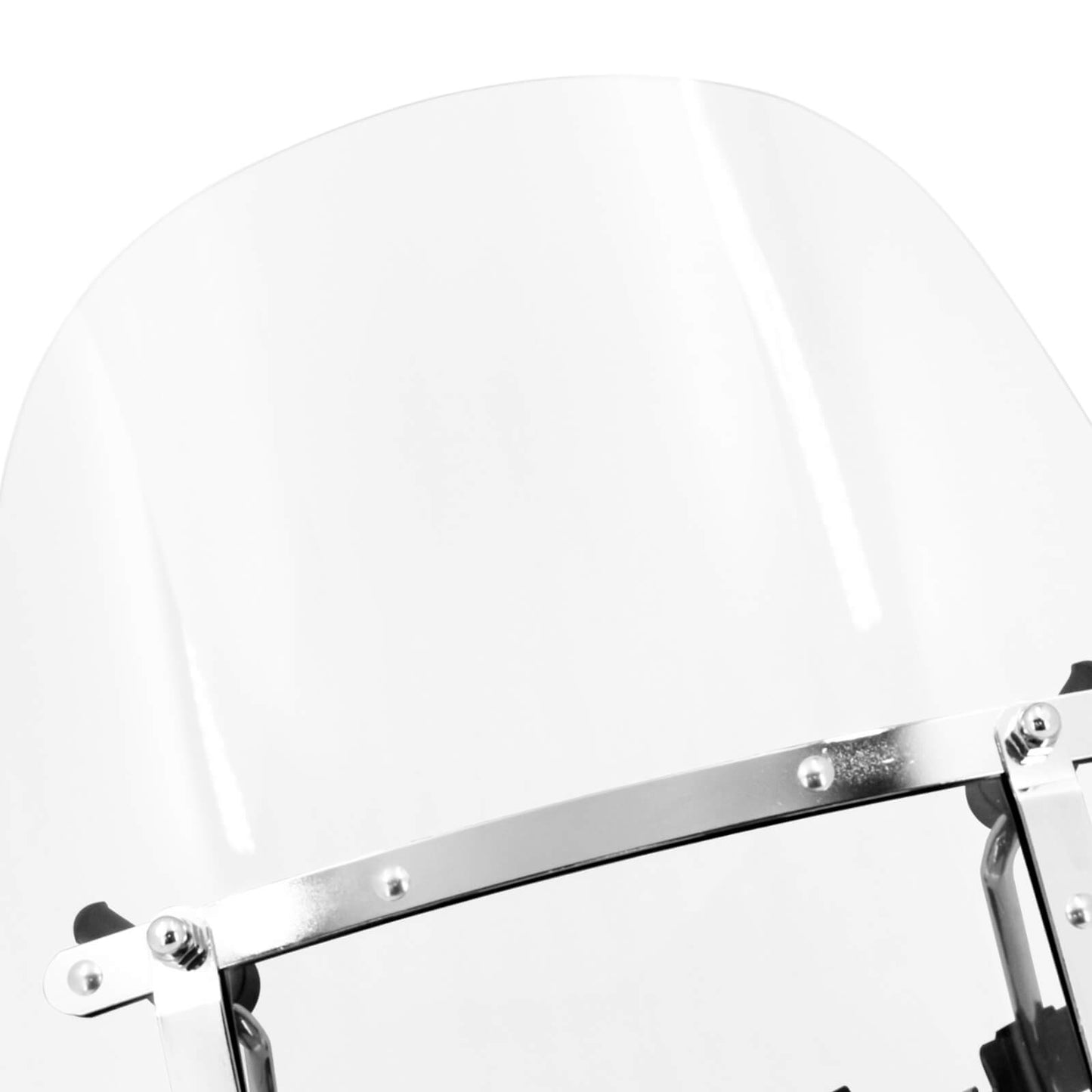 Large Universal Motorcycle Windshield 7/8 1" 1.25" Handlebars Windscreen Clear | HCmotorku