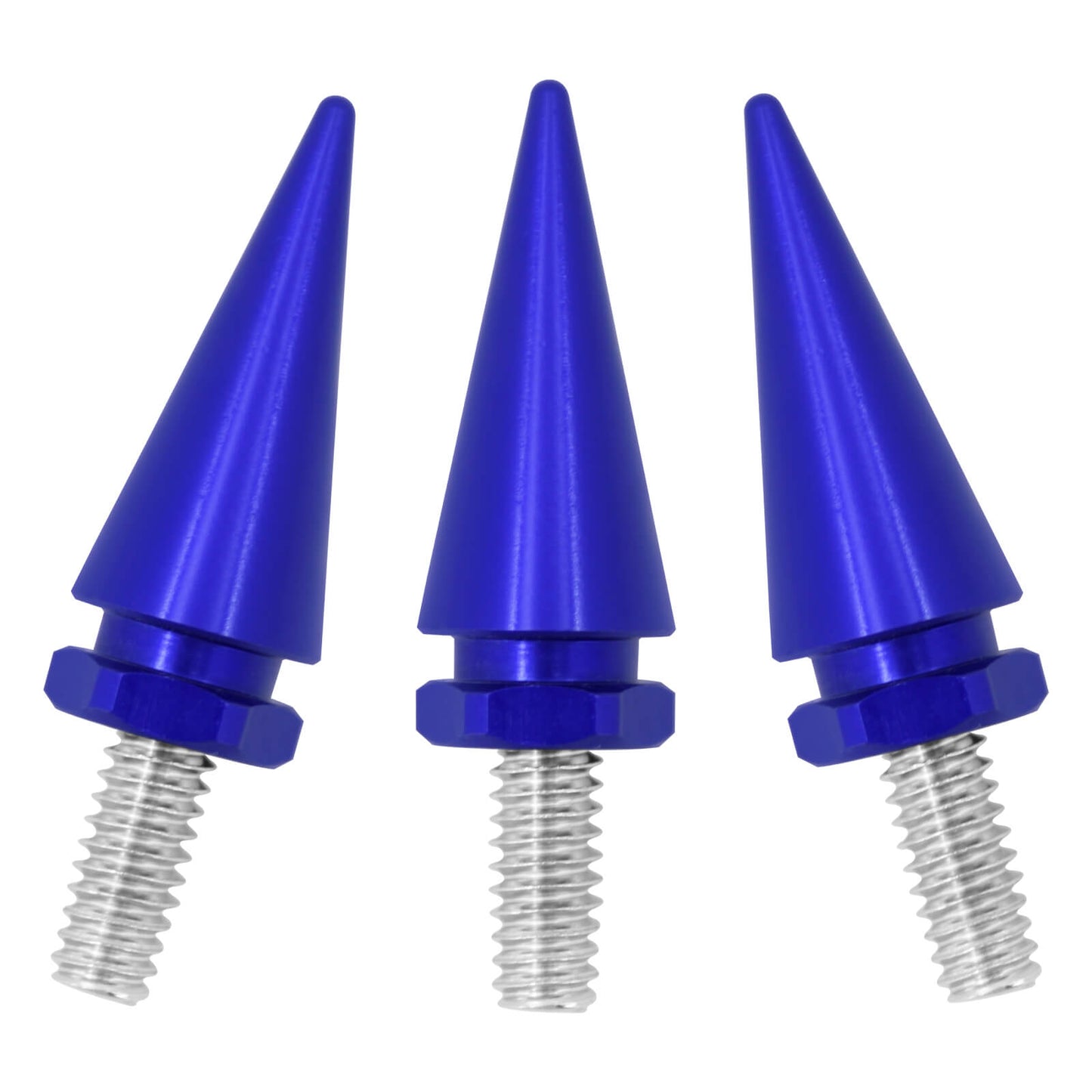 3x Impaler Spike Blue Wind Screen Windshield Bolt For Electra Street Glide 1996-2013 | HCmotorku
