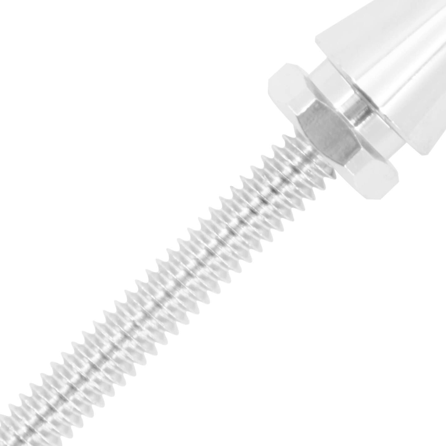 3x Impaler Spike Wind Screen Windshield Bolt Chrome For Electra Street Glid 2014-2023 | HCmotorku